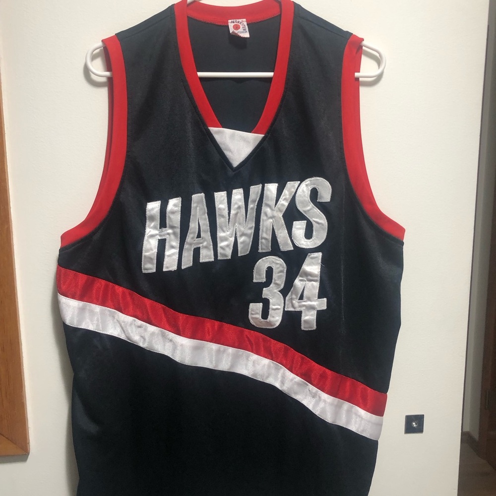 Jet setter Sport Wear NBA Hawks Basketball Jersey 34 Jersey Size Large